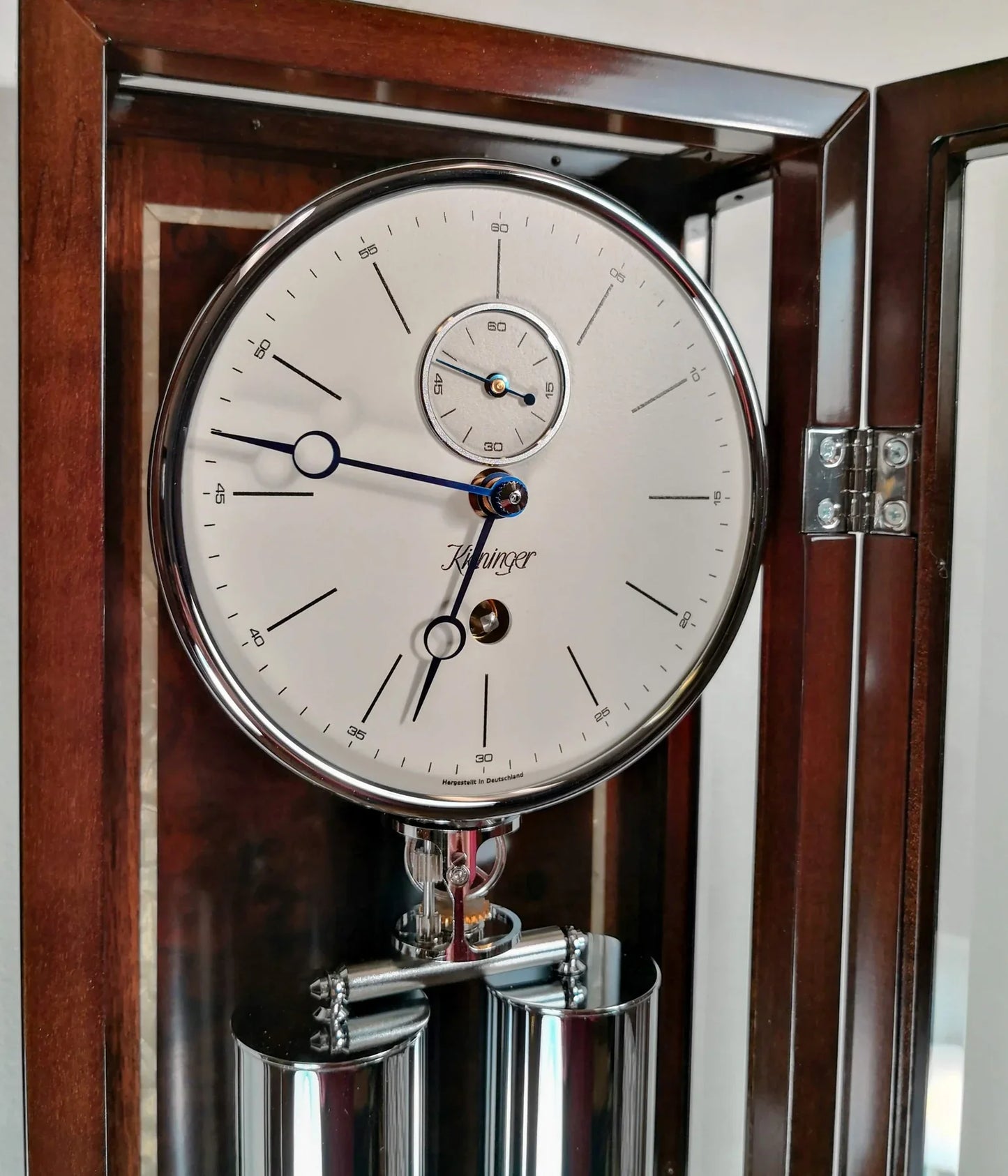 Kieninger Clocks  Walnut Micronis Month Runner - WR 2806-22-02