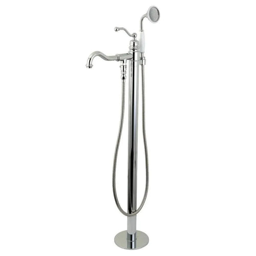 Kingston Brass English Country Freestanding Tub Faucet with Hand Shower - KS713-ABL