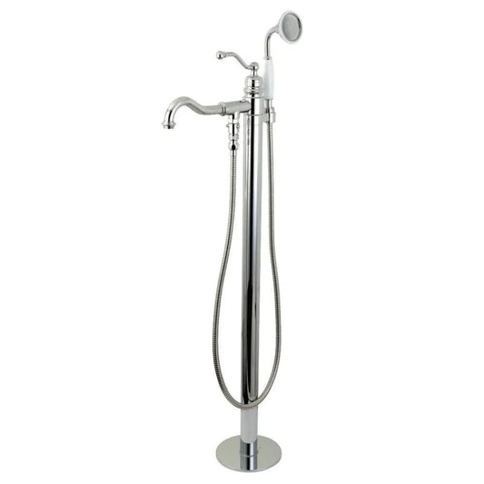Kingston Brass English Country Freestanding Tub Faucet with Hand Shower - KS713-ABL