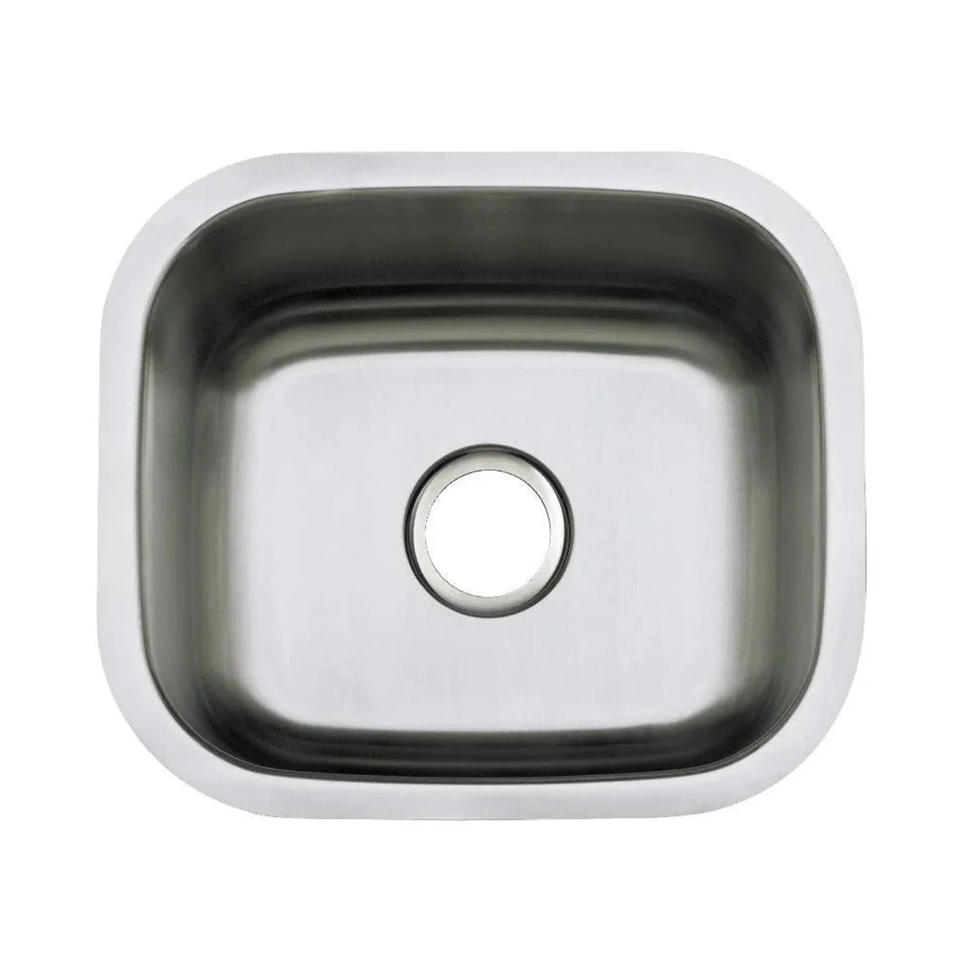 Kingston Brass 18 in. Undermount Single Bowl Kitchen Sink in Brushed Stainless Steel - KU14167BN