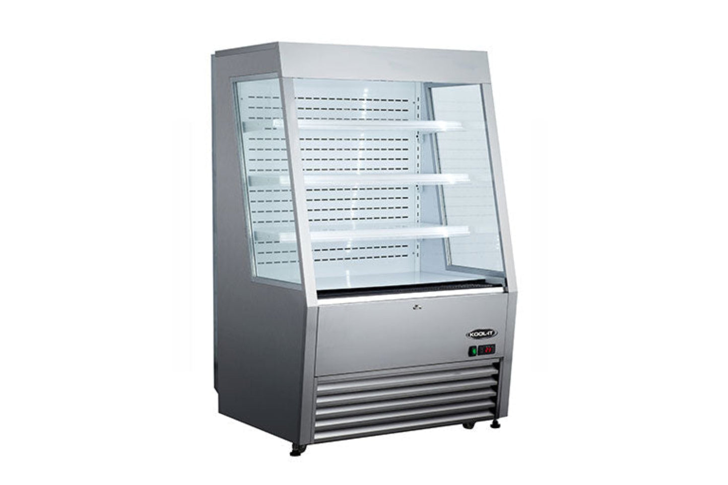 Kool-It 36" Wide Stainless Steel Open Display Case - KOM-36SS
