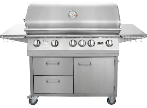 Lion Grills 90000 40 Inch Premium Propane Grill On Cart - L963872-LP