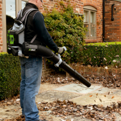 EGO Power+ 180 MPH, 600 CFM Variable-Speed 56-Volt Cordless Backpack Leaf Blower with 5.0Ah Battery and Standard Charger - LB6002
