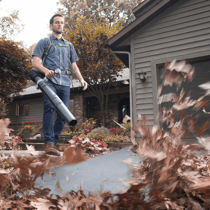 EGO Power+ 180 MPH, 600 CFM Variable-Speed 56-Volt Cordless Backpack Leaf Blower with 5.0Ah Battery and Standard Charger - LB6002