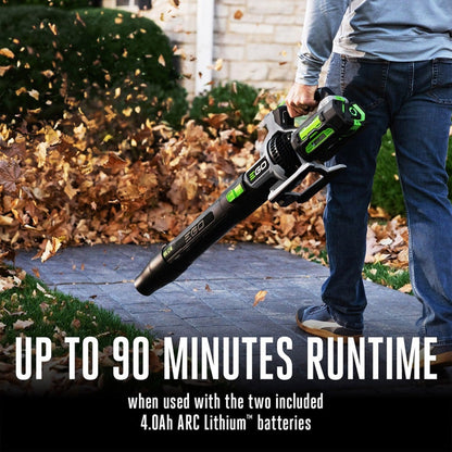 EGO Power+ 880 CFM Cordless Blower with (2) 4Ah Batteries and Standard Charger - LB8803-2