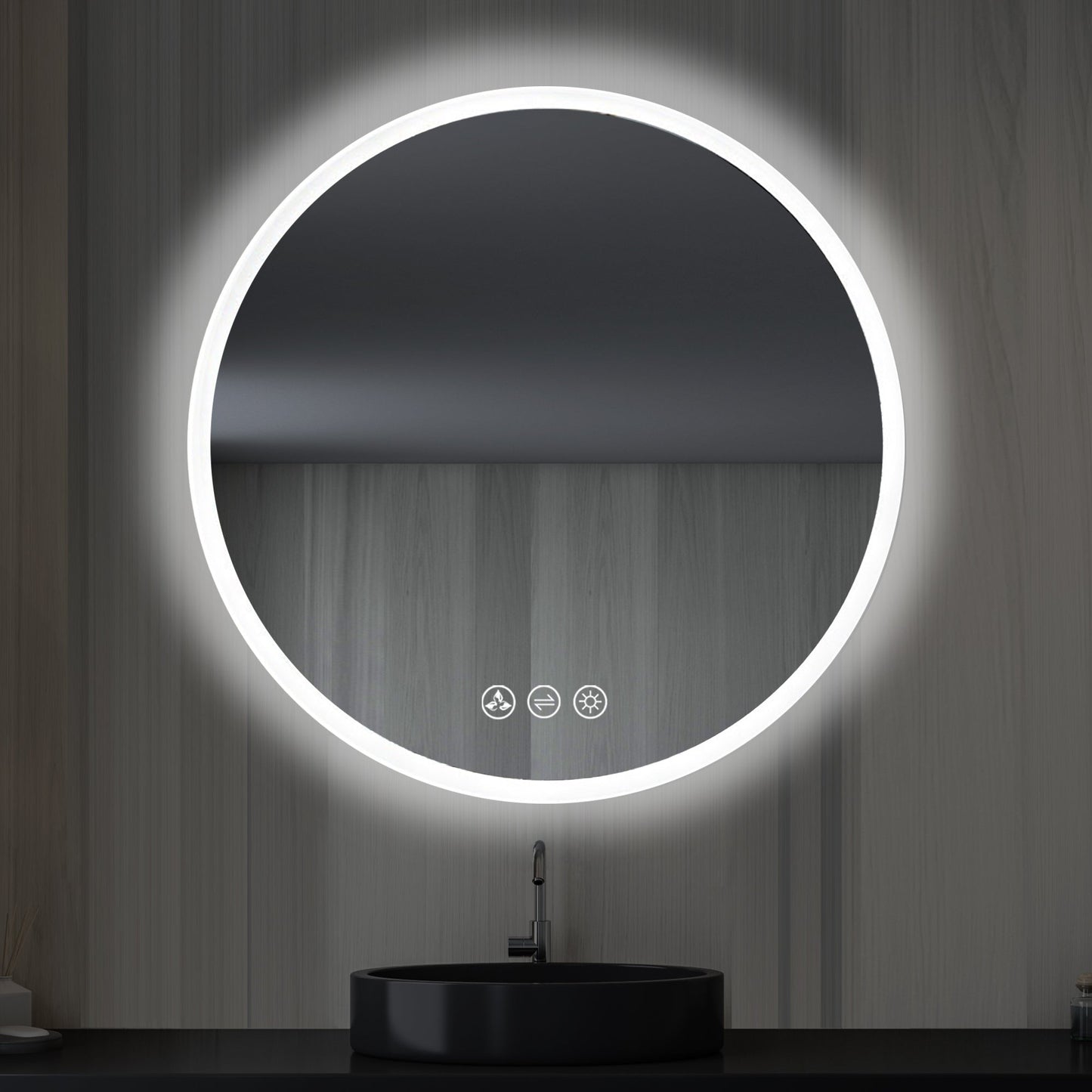 Blossom Orion 32″ Round LED Mirror with Frosted Side - LED M3 R32