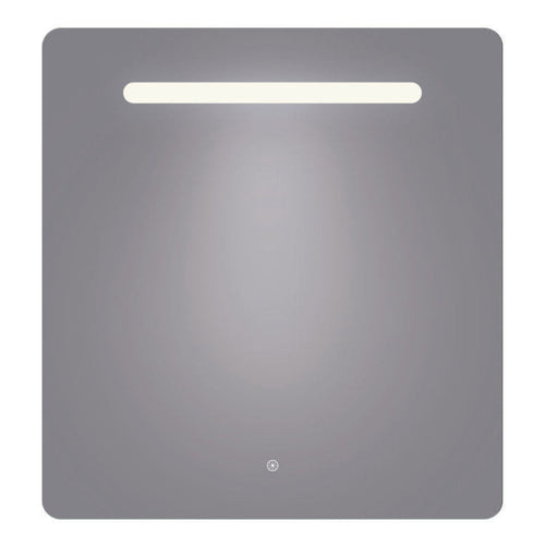Arpella - Florence 34x36 Contemporary Lighted Mirror with Memory Dimmer and Defogger - LEDOLM3436