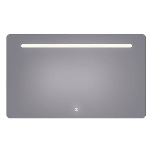 Arpella - Florence 60x36 Contemporary Lighted Mirror with Memory Dimmer and Defogger - LEDOLM6036