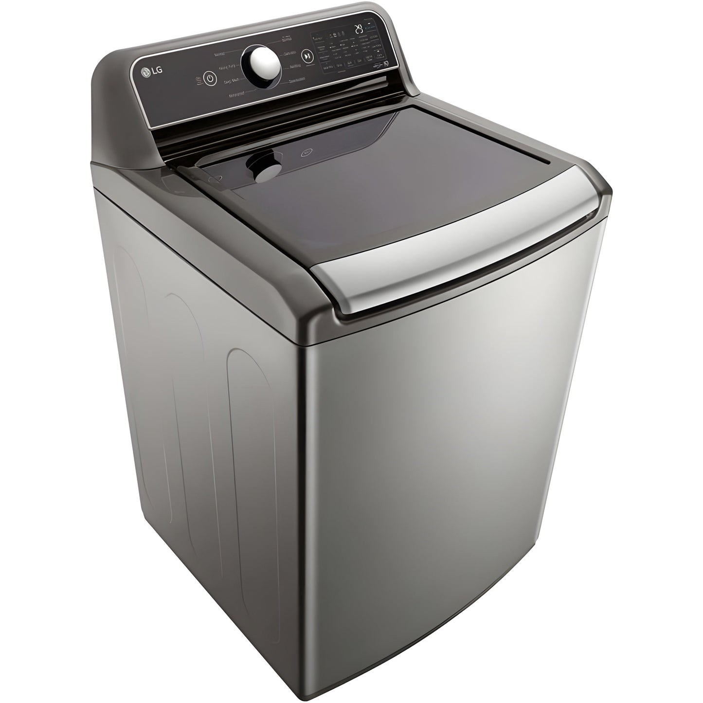 LG 5.5-Cu. Ft. Mega Capacity Smart wi-fi Enabled Top Load Washer with TurboWash3D Technology in Graphite Steel (WT7400CV)