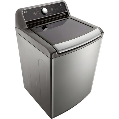 LG 5.5-Cu. Ft. Mega Capacity Smart wi-fi Enabled Top Load Washer with TurboWash3D Technology in Graphite Steel (WT7400CV)