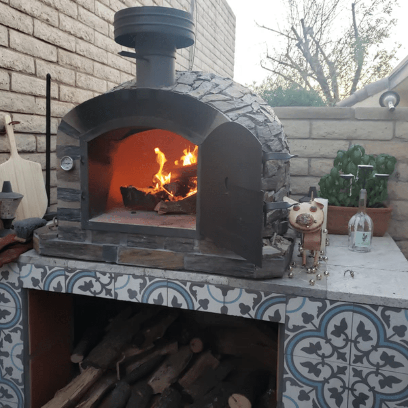 LISBOASTONEFINISHPREMIUMPIZZAOVENBACKYARDWITHFIRE