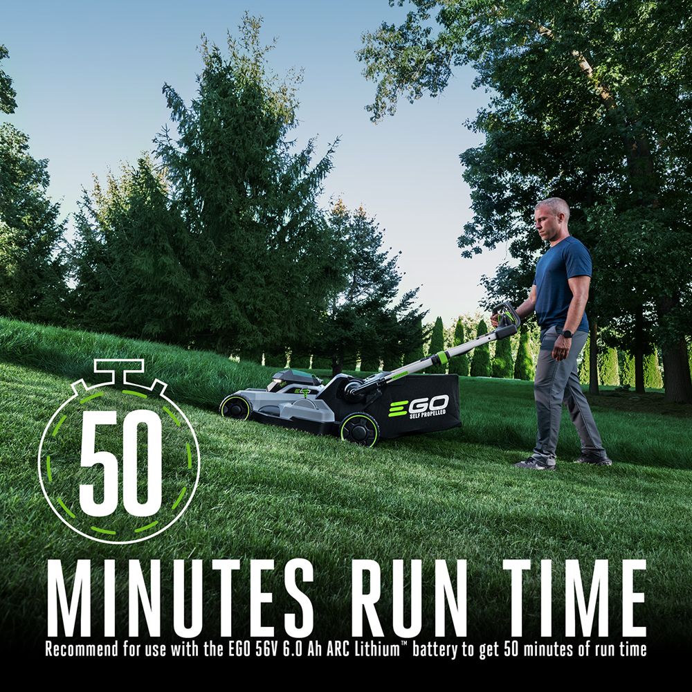 EGO Power+ LM2114SP-FC 21" Self-Propelled Lawn Mower with 6.0Ah Battery and Charger - Reconditioned