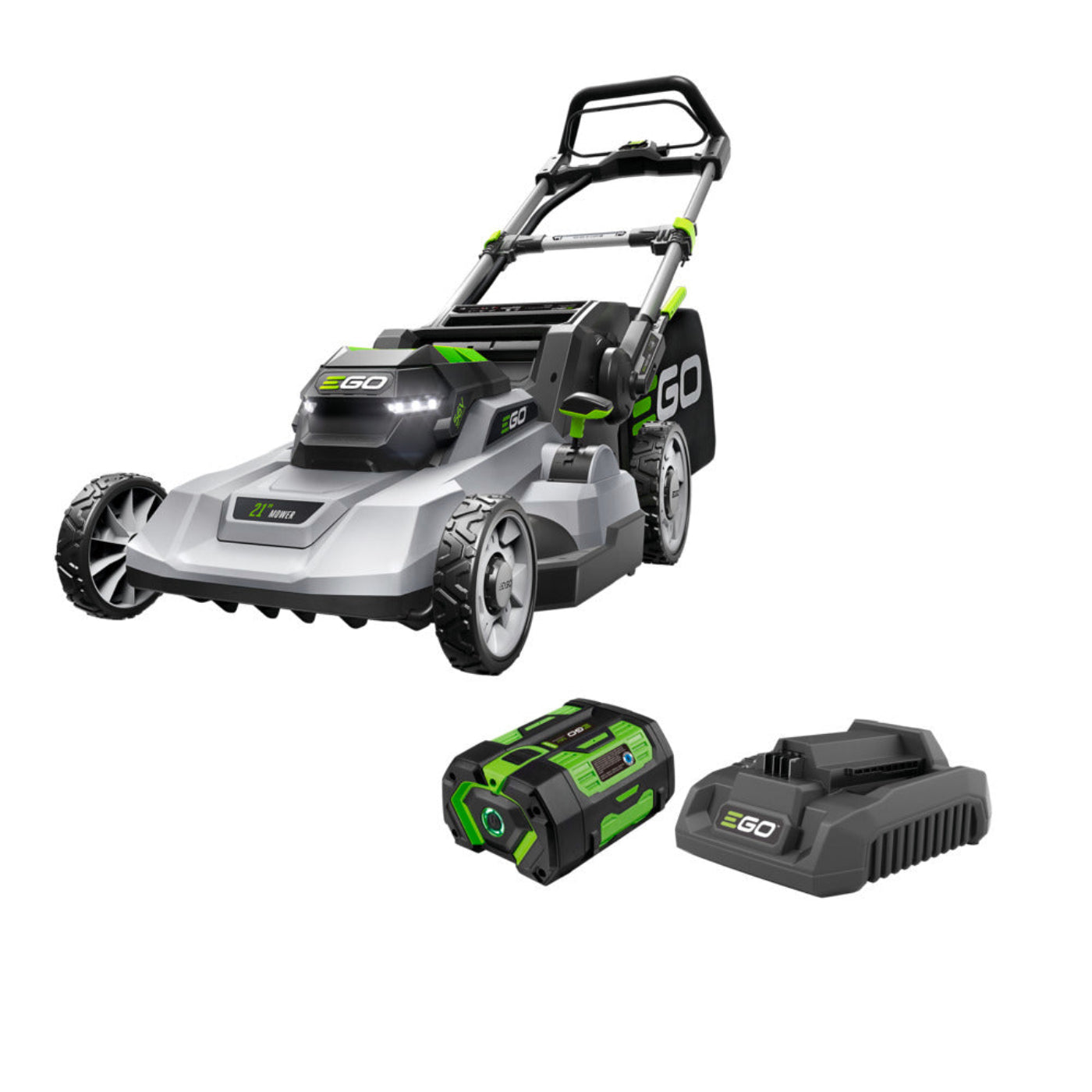 EGO Power+ 21" Push Lawn Mower with 6.0Ah Battery and Charger - LM2114