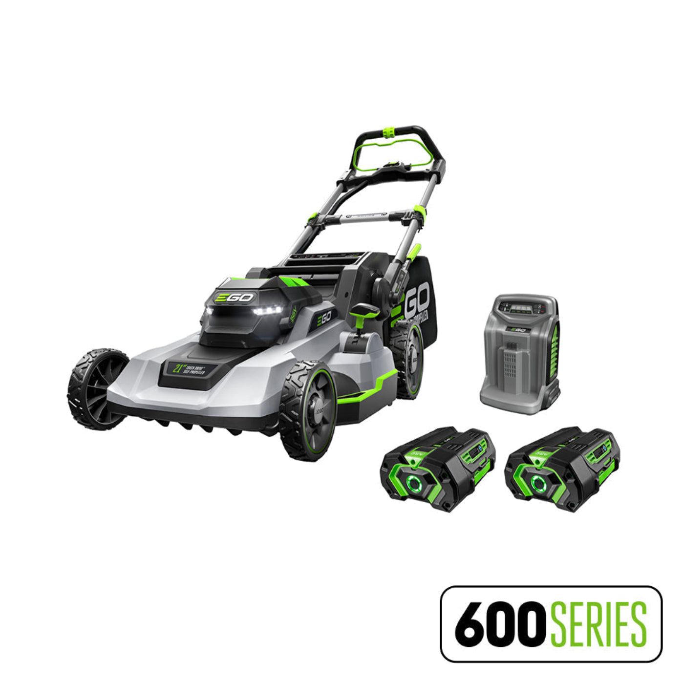 EGO Power+ 21” Self-Propelled Mower with Touch Drive with 2 x 4.0Ah Batteries and 550W Rapid Charger  - LM2122SP-2