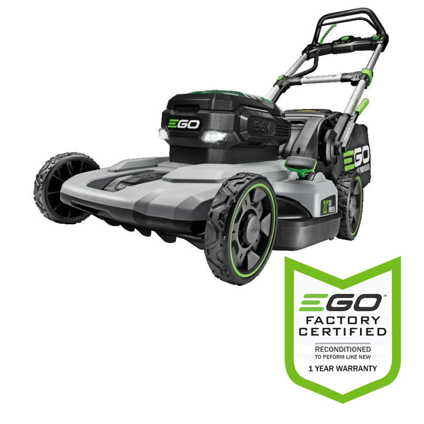 EGO Power+  21" 56-Volt Lithium-Ion Cordless Electric Dual-Port Walk Behind Self Propelled Lawn Mower - Reconditioned - LM2140SP-FC