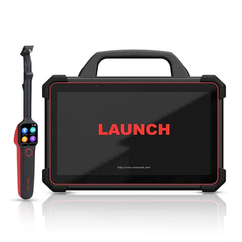 Launch Professional Diagnostic Scan Tool with Autel  Laser Tread Depth and Brake Disc Examiner - LNCH-X431-THROTTLE-III-TBE200