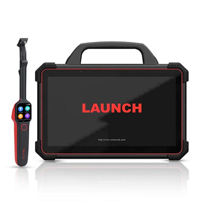 Launch Professional Diagnostic Scan Tool with Autel  Laser Tread Depth and Brake Disc Examiner - LNCH-X431-THROTTLE-III-TBE200