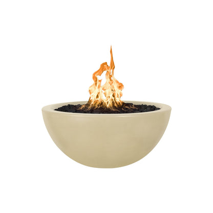 30" Luna Concrete Fire Bowl Vanilla