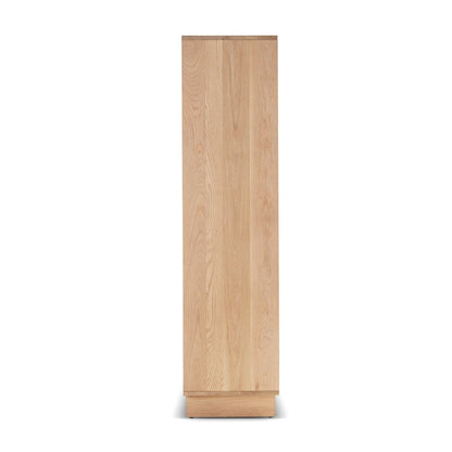 Union Home Array Large Oak Wood Cabinet In Natural Oil Finish  - LVR00618