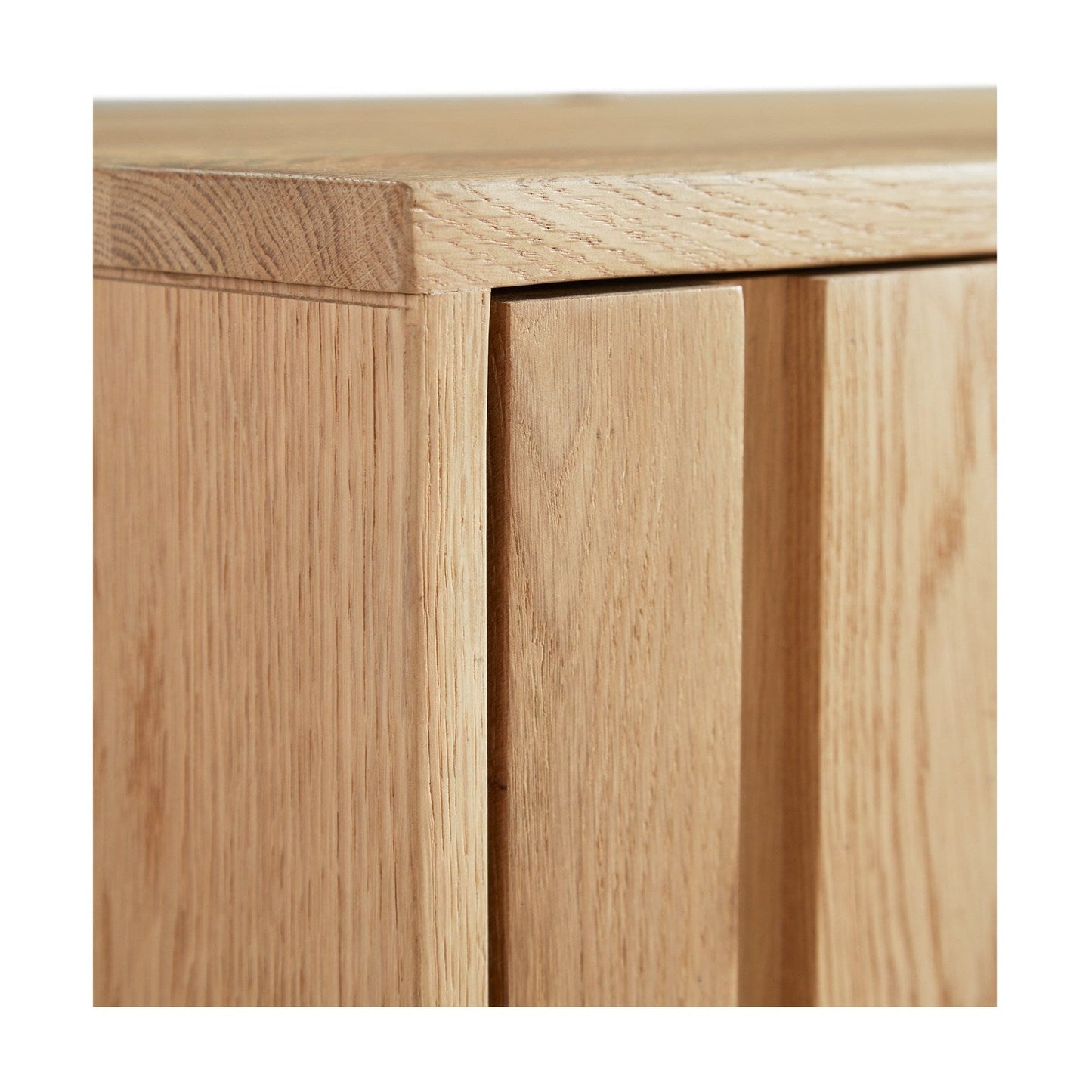 Union Home Array Oak Wood Sideboard In Natural Oil Finish  - LVR00619