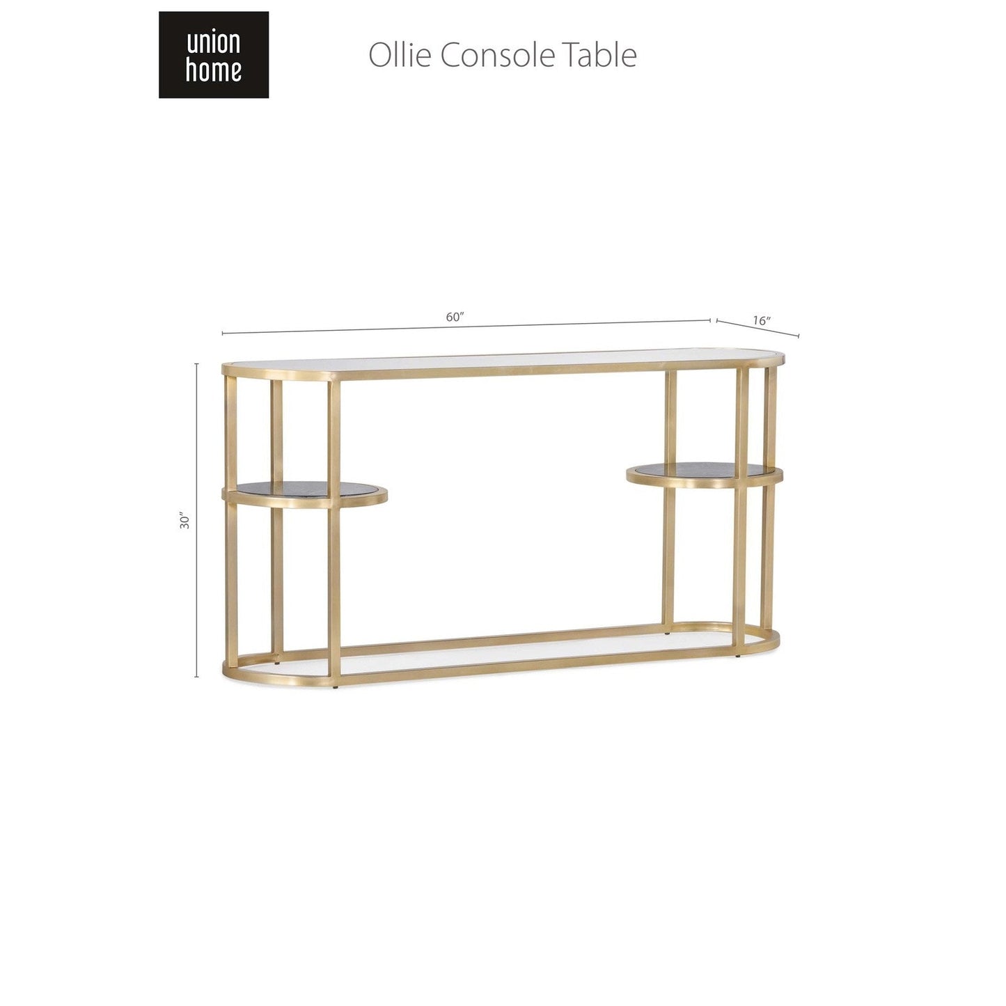 Union Home Ollie Console Table -  LVR00635