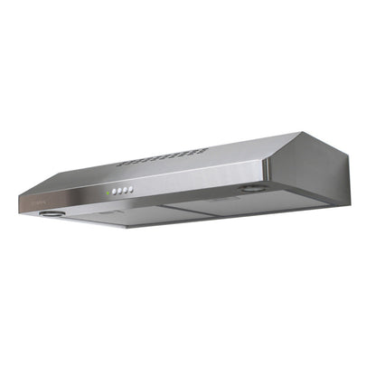 Faber Levante G Under Cabinet Range Hood with Size Options in Stainless Steel - LEVG24SS300