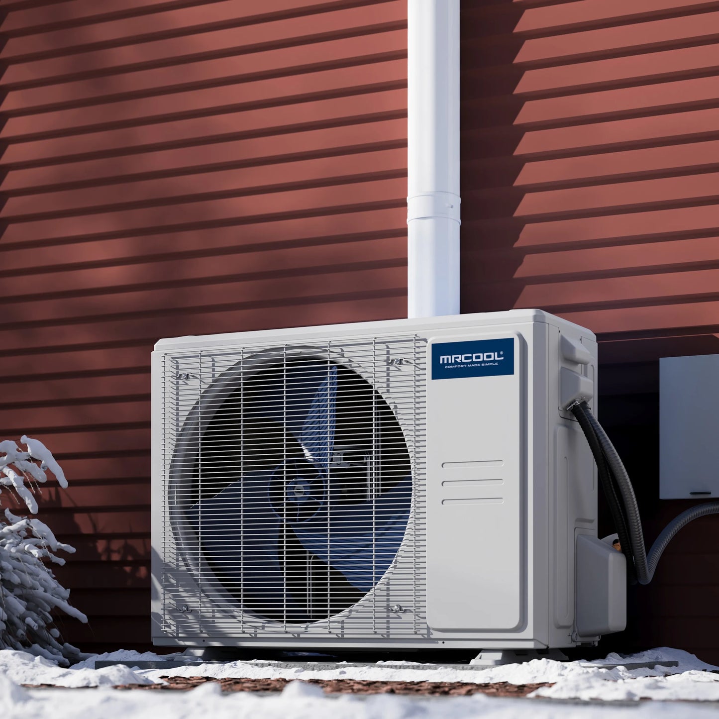 MRCOOL DIY 5th Gen Mini Split - 4-Zone 36,000 BTU Ductless Air Conditioner and Heat Pump Condenser with 9K + 9K + 9K + 9K Wall Mount Air Handlers - DIY5-4Z-36HP-9K9K9K9K