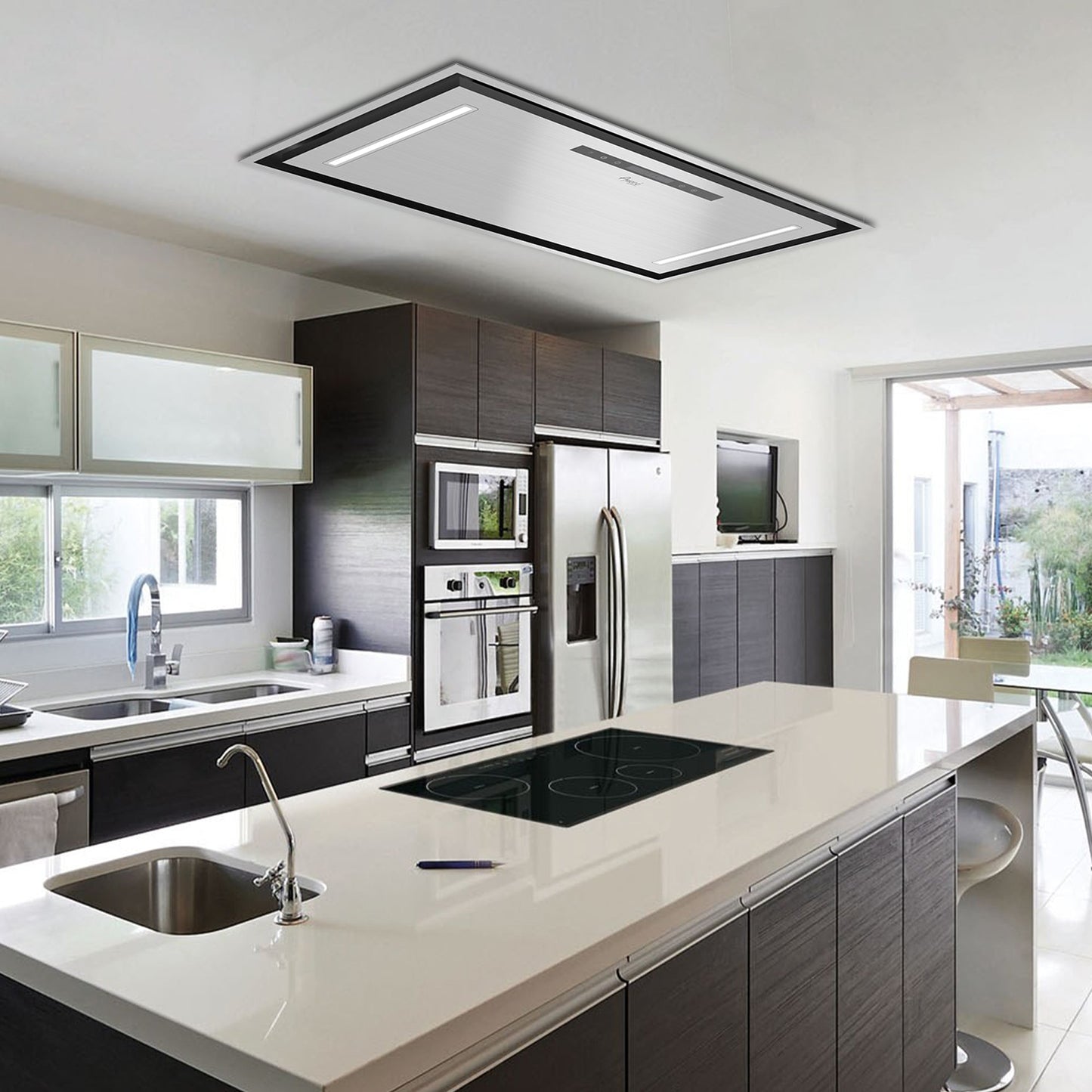 AWOCO  RH-IT06-CR Ceiling Mount Range Hood- Split Insert - 800 CFM & 6" Vent - AWC-RH-IT06-CR30