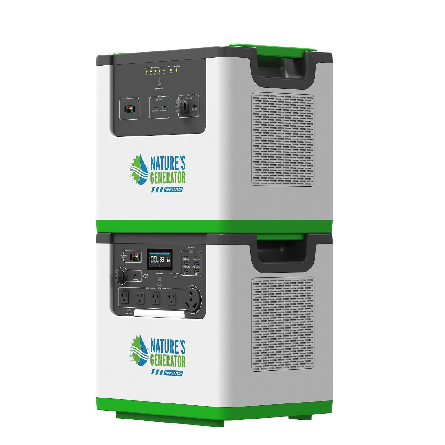 Nature's Generator Lithium 3600 Solar and Wind Generator - NGL36AUW