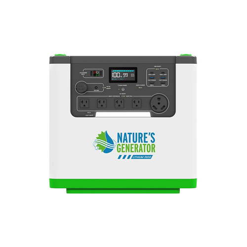 Nature's Generator Lithium 3600 Power Station - NGLGN36
