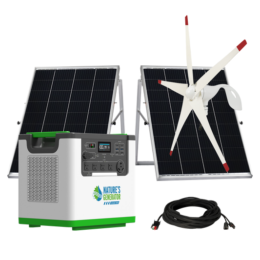 Nature's Generator Lithium 3600 Solar and Wind Generator - NGL36AUW