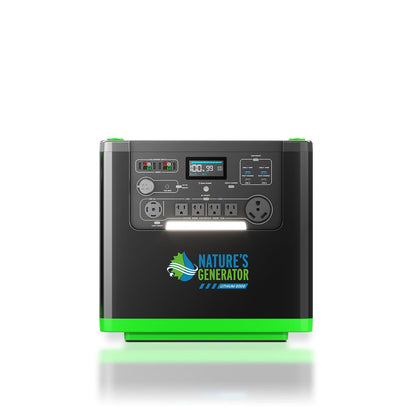 Nature's Generator Lithium 6000 with Solar Panels and Wind Turbine - NGLSXAUPW