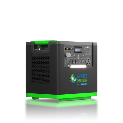 Nature's Generator Lithium 6000 with Solar Panels and Wind Turbine - NGLSXAUPW