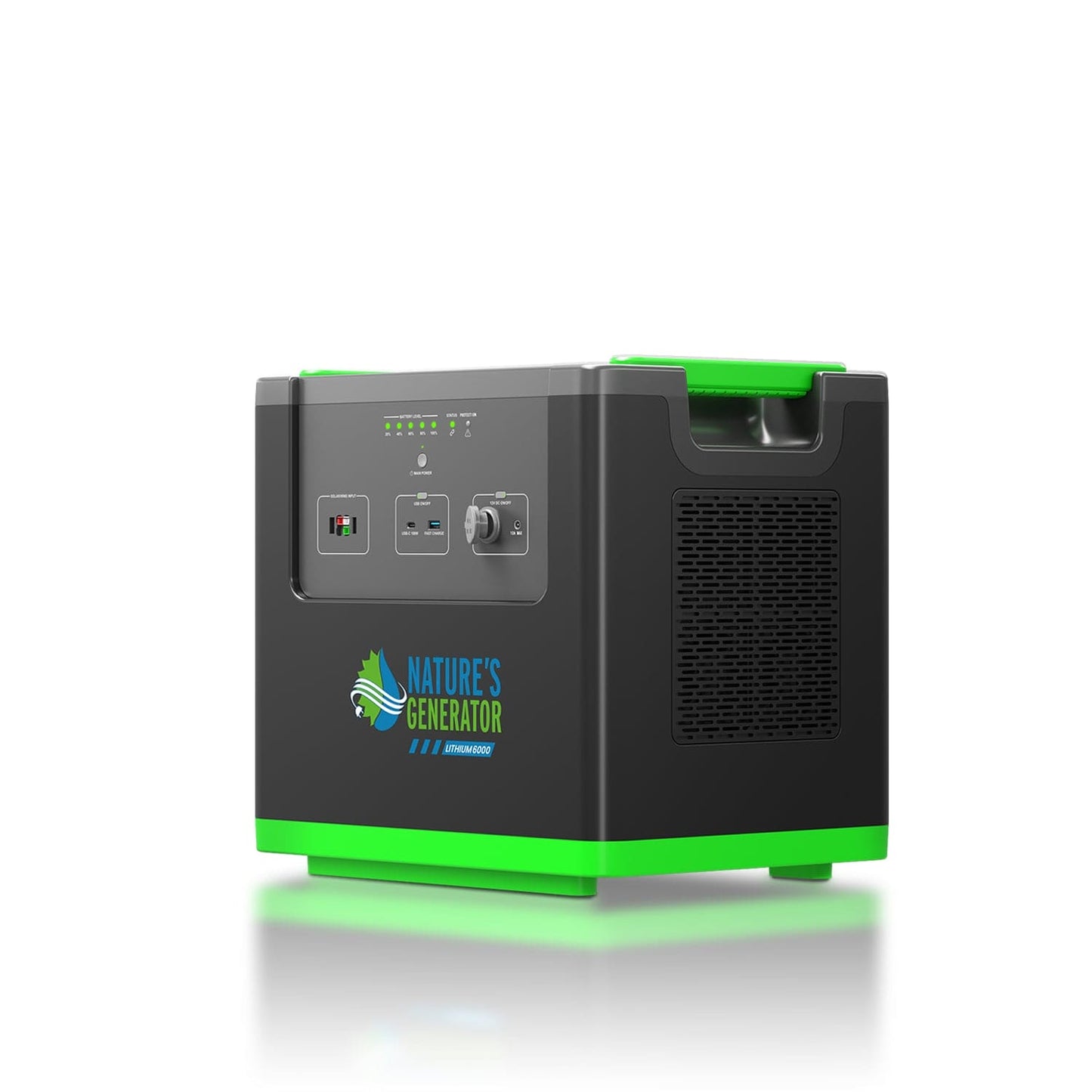 Nature's Generator Lithium 6000 with Solar Panels and Wind Turbine - NGLSXAUPW
