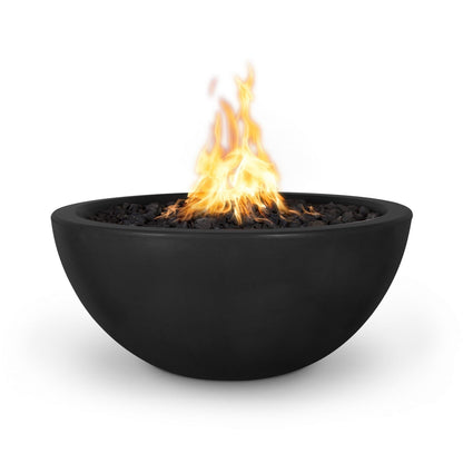 38" Luna Concrete Fire Bowl Black