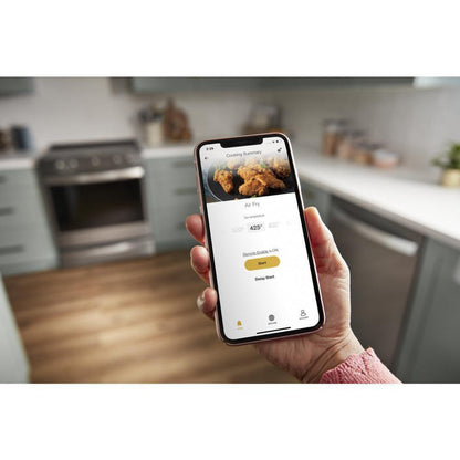 WHIRLPOOL 5.8 cu. ft. Smart Slide-in Gas Range with Air Fry, when Connected White - WEG750H0HW