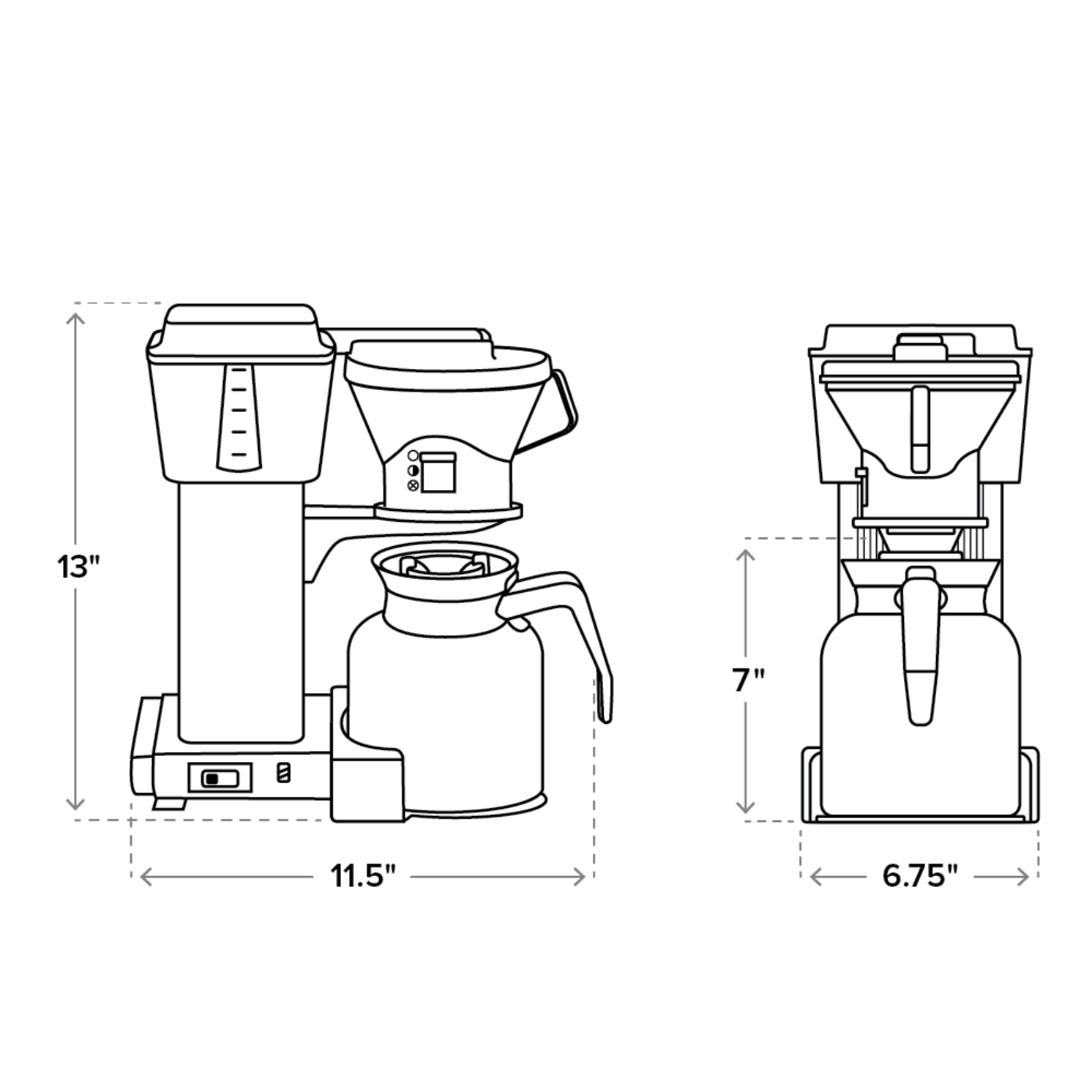 Moccamaster KBTS Coffee Maker in Polished Silver - 79212