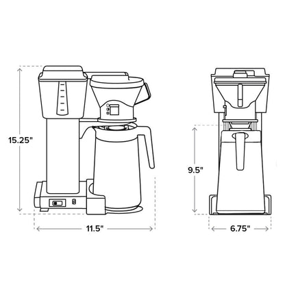 Moccamaster KBT Coffee Maker in Black - 79114