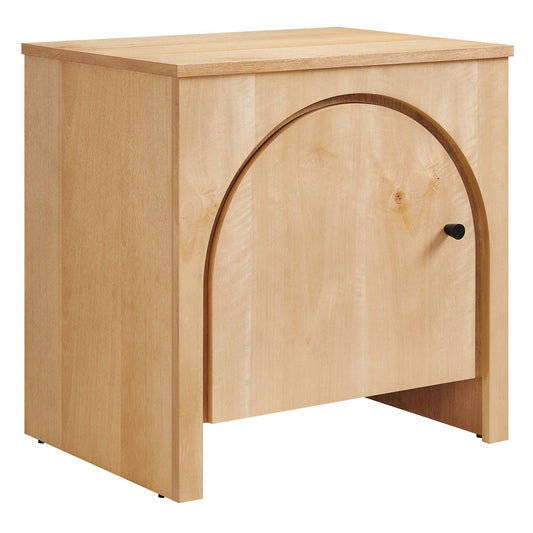 Modway furniture Appia Arched Door Nightstand - MOD-7109-OAK