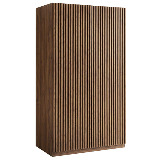 Modway Furniture Render 2-Door Wardrobe Closet - MOD-7182-WAL
