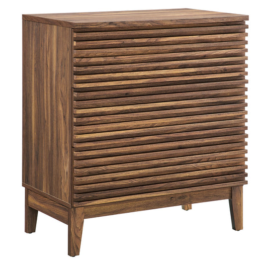 Modway Furniture Render Large 3-Drawer Nightstand - MOD-7201-WAL