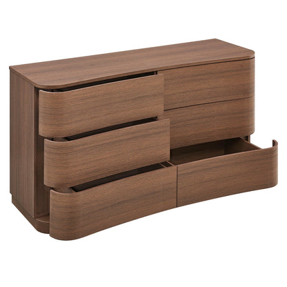 Modway Furniture Mirae 6-Drawer Curved Dresser - MOD-7229-BOA