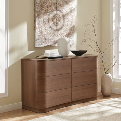 Modway Furniture Mirae 6-Drawer Curved Dresser - MOD-7229-BOA