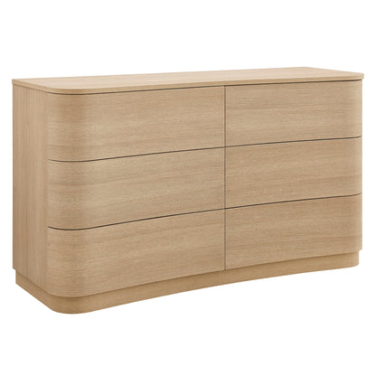 Modway Furniture Mirae 6-Drawer Curved Dresser - MOD-7229-BOA