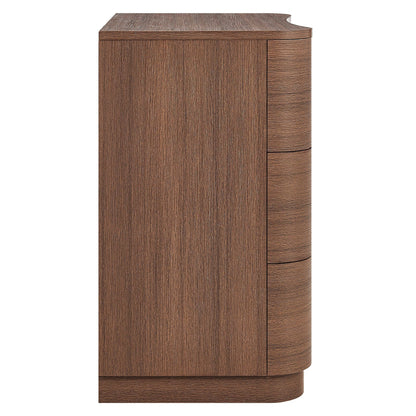 Modway furniture Mirae 3-Drawer Curved Compact Dresser - MOD-7230-BOA