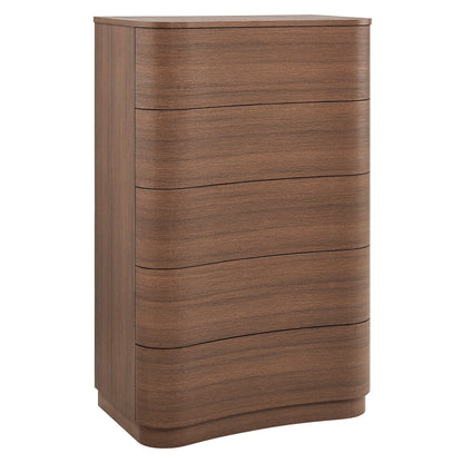 Modway Furniture Mirae 5-Drawer Curved Dresser Chest of Drawers - MOD-7231-BOA