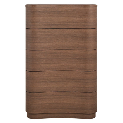 Modway Furniture Mirae 5-Drawer Curved Dresser Chest of Drawers - MOD-7231-BOA