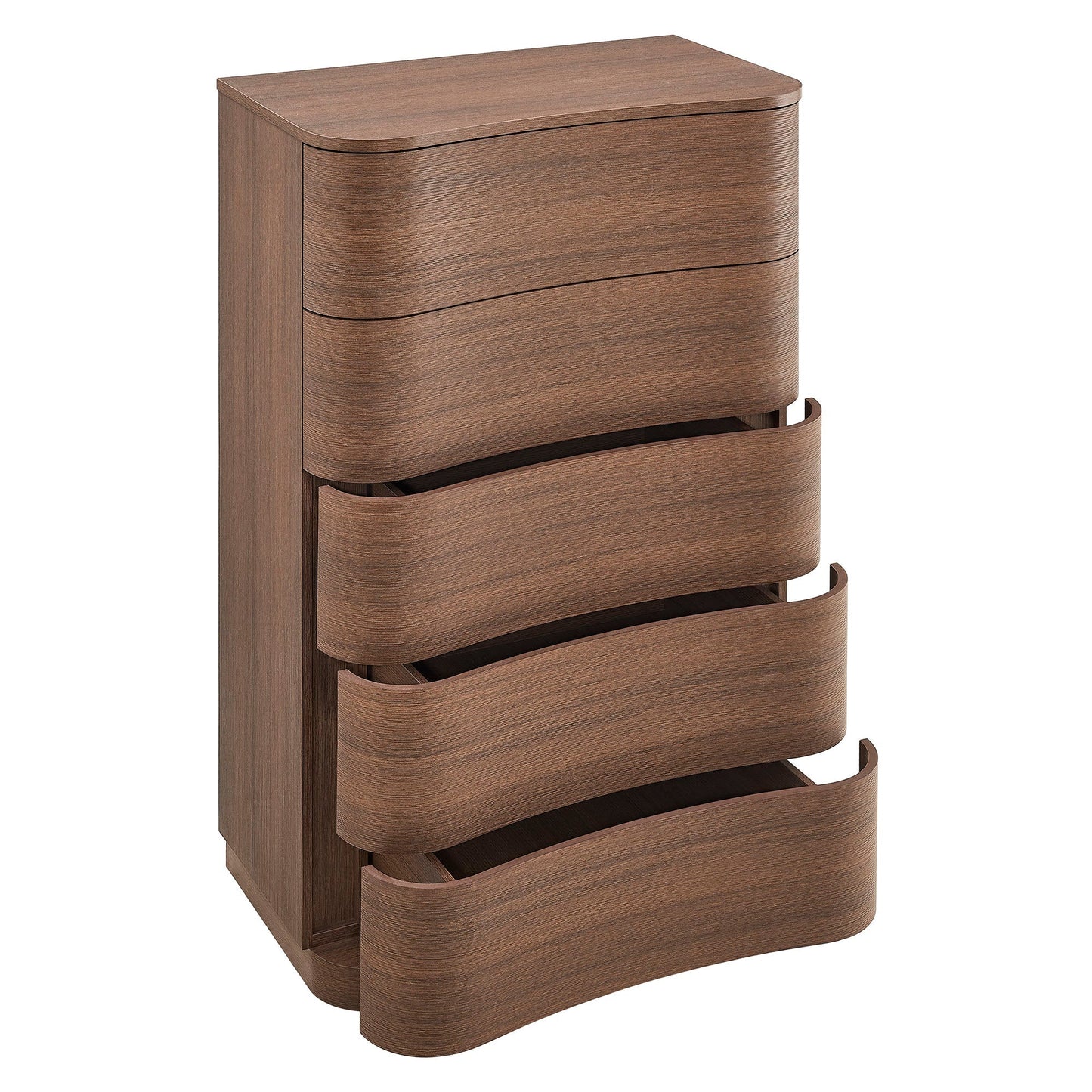 Modway Furniture Mirae 5-Drawer Curved Dresser Chest of Drawers - MOD-7231-BOA