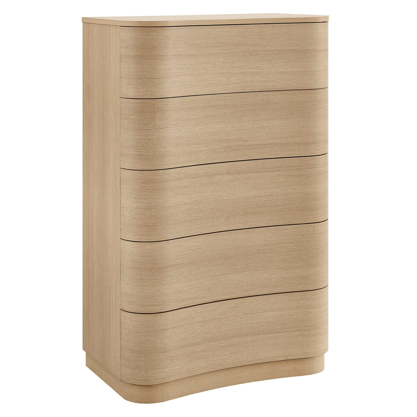 Modway Furniture Mirae 5-Drawer Curved Dresser Chest of Drawers - MOD-7231-BOA