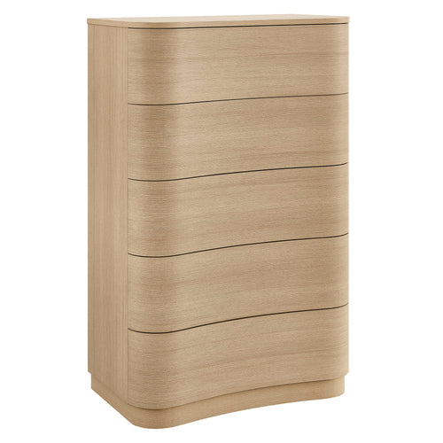 Modway Furniture Mirae 5-Drawer Curved Dresser Chest of Drawers - MOD-7231-BOA